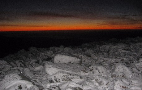 Pre-dawn light at the top of Schiehallion