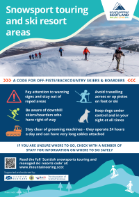 Snowsport touring and managed ski resorts - a code for backcountry skiers and boarders