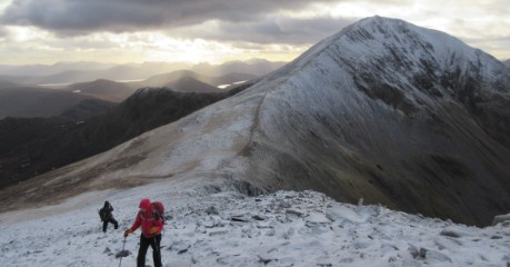 Stob Coire Easain in winter. Photo by Alan Rowan