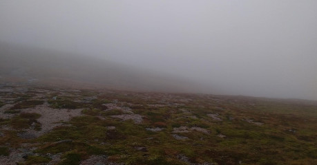 Carn Mor Dearg Arete under winter conditions