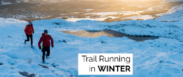 Trail running in winter 